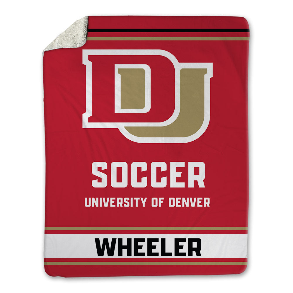 DU - NCAA Men's Soccer : Blake Wheeler - Blanket-0