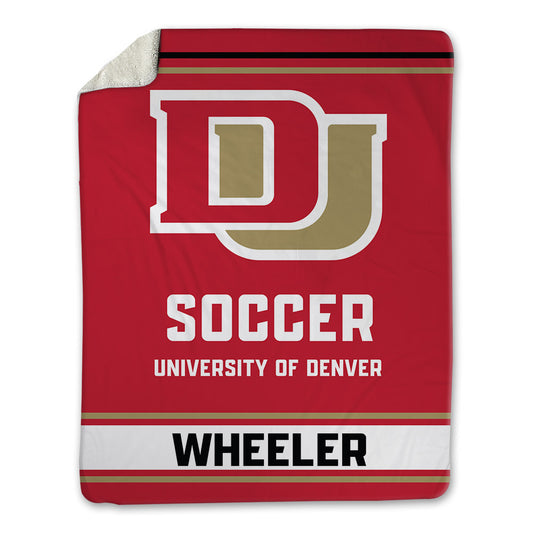 DU - NCAA Men's Soccer : Blake Wheeler - Blanket-0