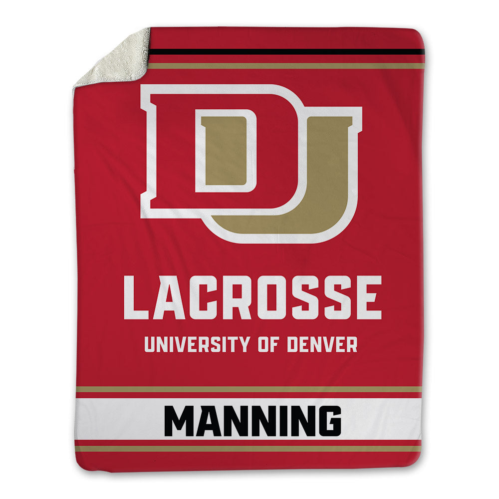 DU - NCAA Men's Lacrosse : Noah Manning - Blanket-0