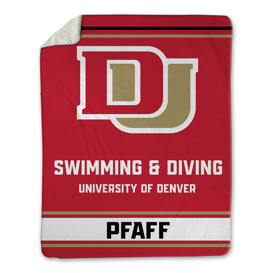 DU - NCAA Women's Swimming & Diving : Ava Pfaff - Blanket-0