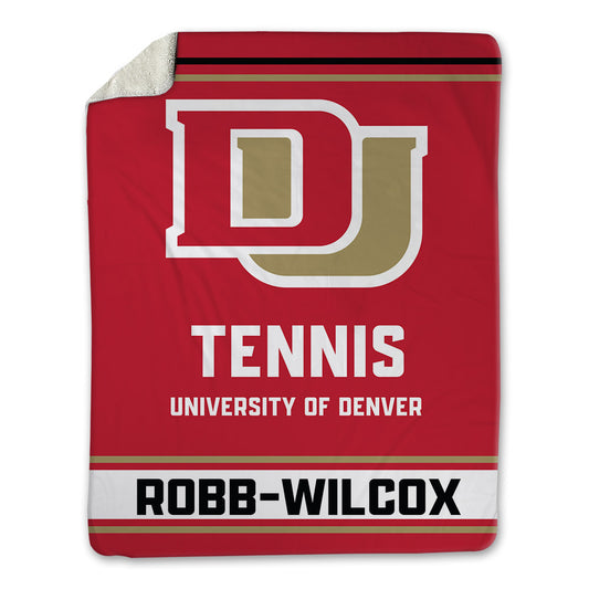 DU - NCAA Men's Tennis : Connor Robb-Wilcox - Blanket-0