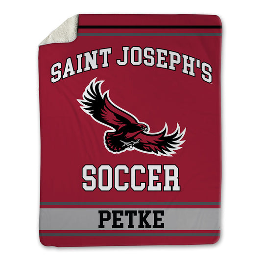St. Joe's - NCAA Men's Soccer : Dylan Petke - Blanket-0