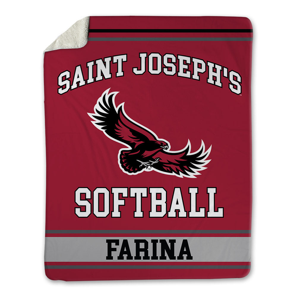 St. Joe's - NCAA Softball : Ava Farina - Blanket-0