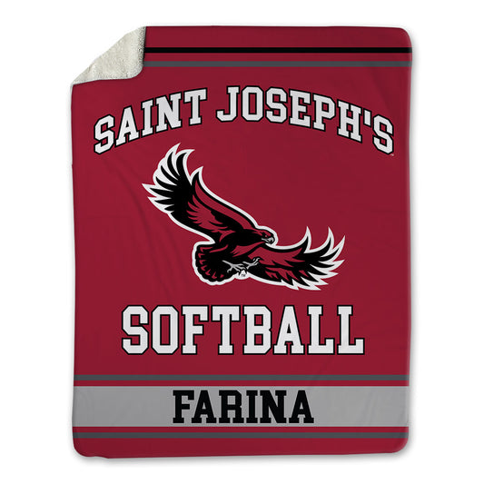 St. Joe's - NCAA Softball : Ava Farina - Blanket-0