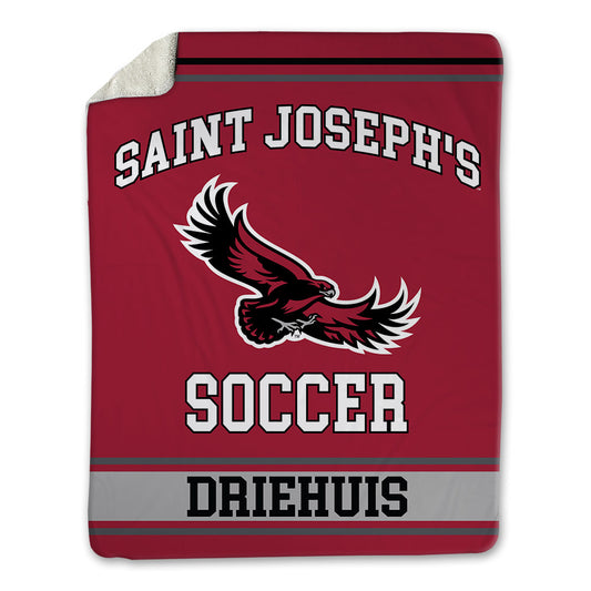 St. Joe's - NCAA Men's Soccer : Blake Driehuis - Blanket-0