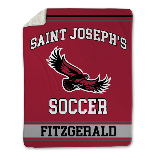 St. Joe's - NCAA Men's Soccer : Carter Fitzgerald - Blanket-0
