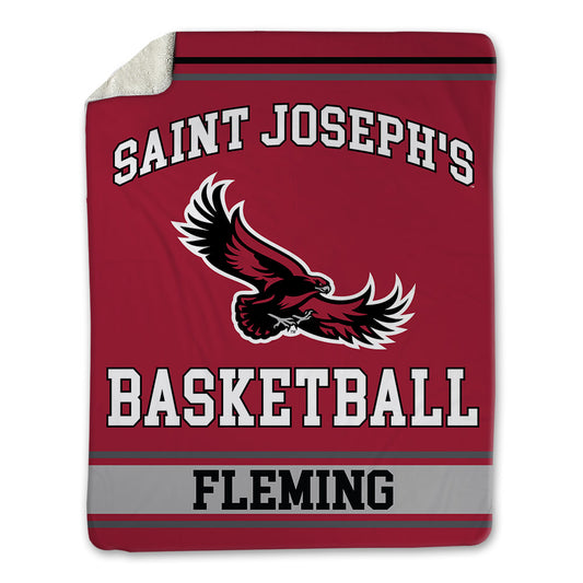 St. Joe's - NCAA Men's Basketball : Rasheer Fleming - Blanket-0