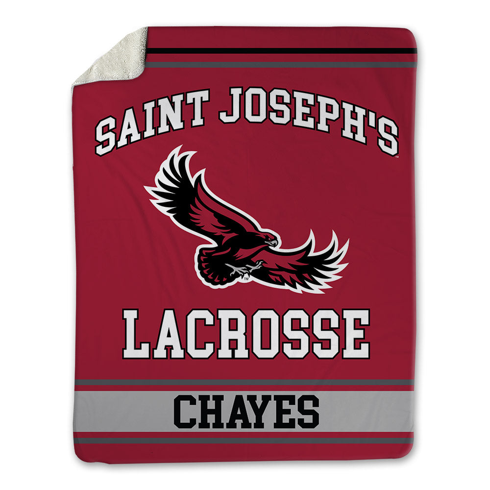 St. Joe's - NCAA Men's Lacrosse : Braedon Chayes - Blanket-0