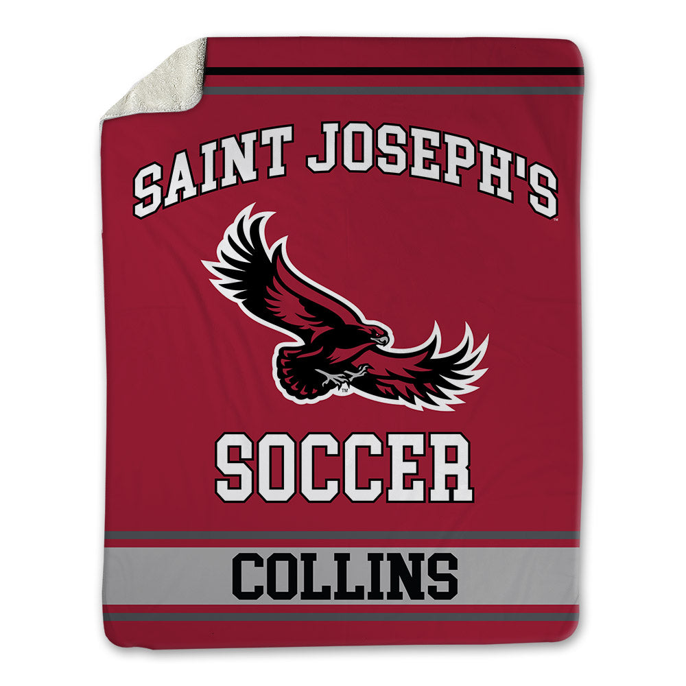 St. Joe's - NCAA Men's Soccer : Kenyatta Collins - Blanket-0