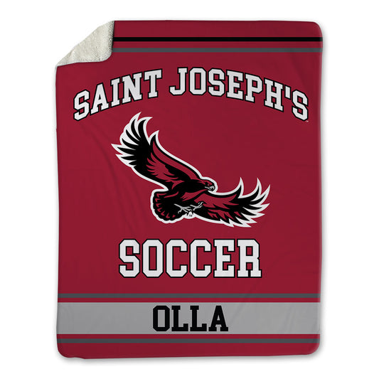 St. Joe's - NCAA Men's Soccer : Gabriel Olla - Blanket-0