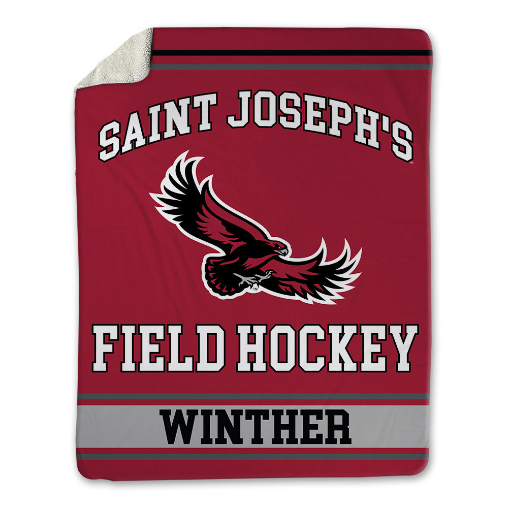 St. Joe's - NCAA Women's Field Hockey : Emma Winther - Blanket-0