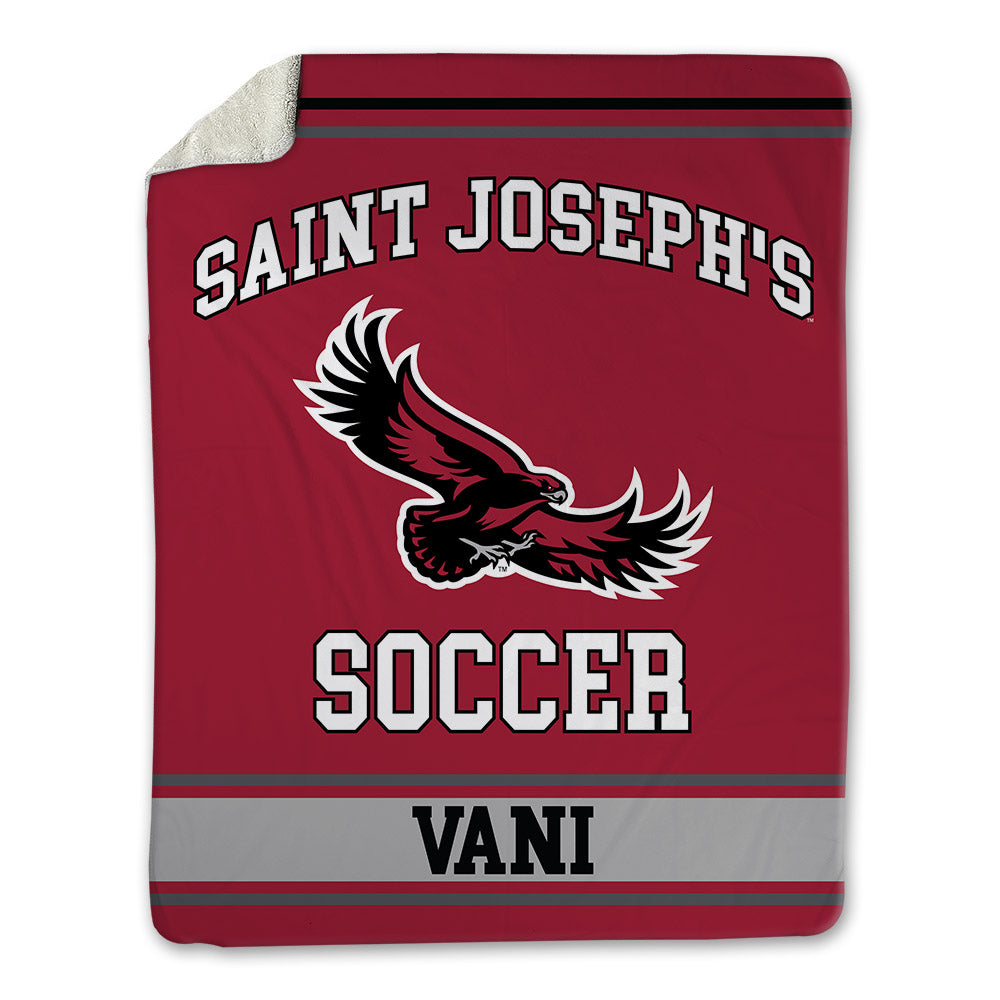 St. Joe's - NCAA Men's Soccer : Patrick Vani - Blanket-0