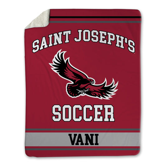 St. Joe's - NCAA Men's Soccer : Patrick Vani - Blanket-0