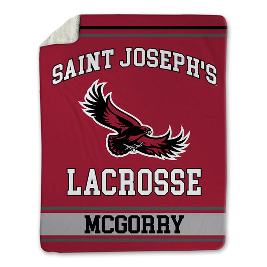 St. Joe's - NCAA Men's Lacrosse : Jack McGorry - Blanket-0