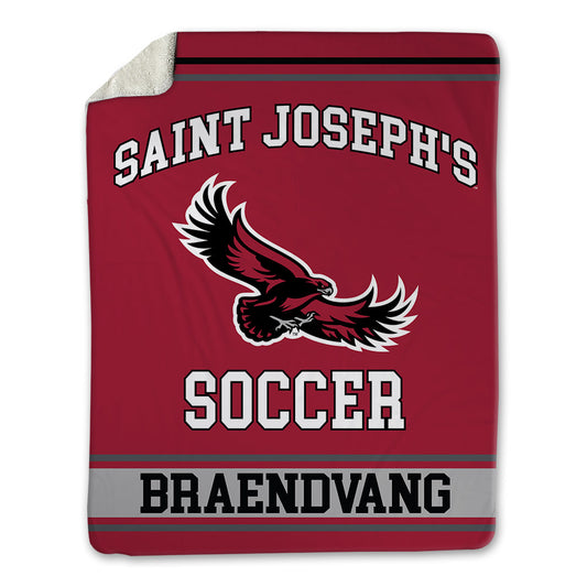 St. Joe's - NCAA Men's Soccer : Truls Braendvang - Blanket-0