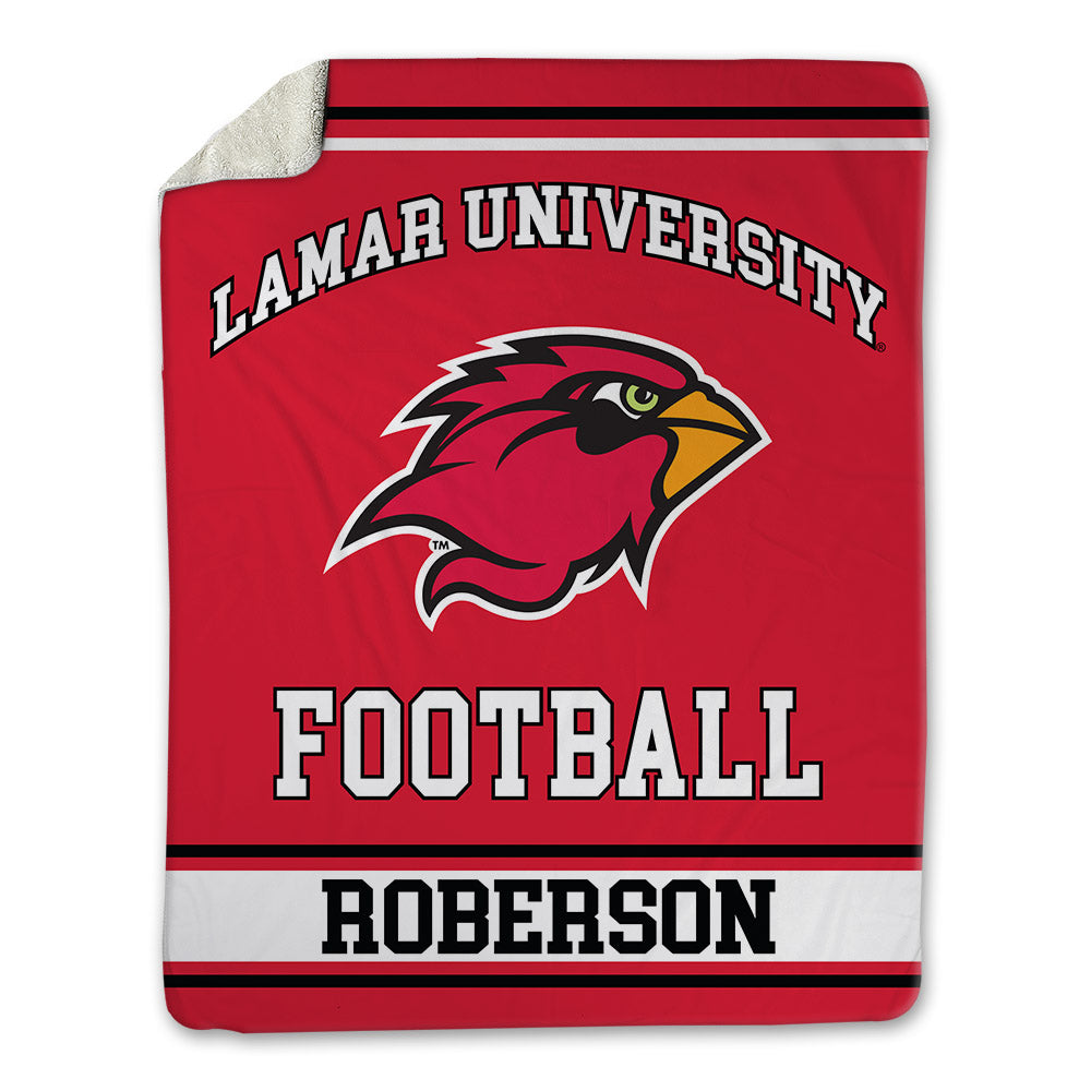 Lamar - NCAA Football : Jevale Roberson - Blanket-0