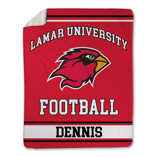 Lamar - NCAA Football : Andre Dennis - Blanket-0