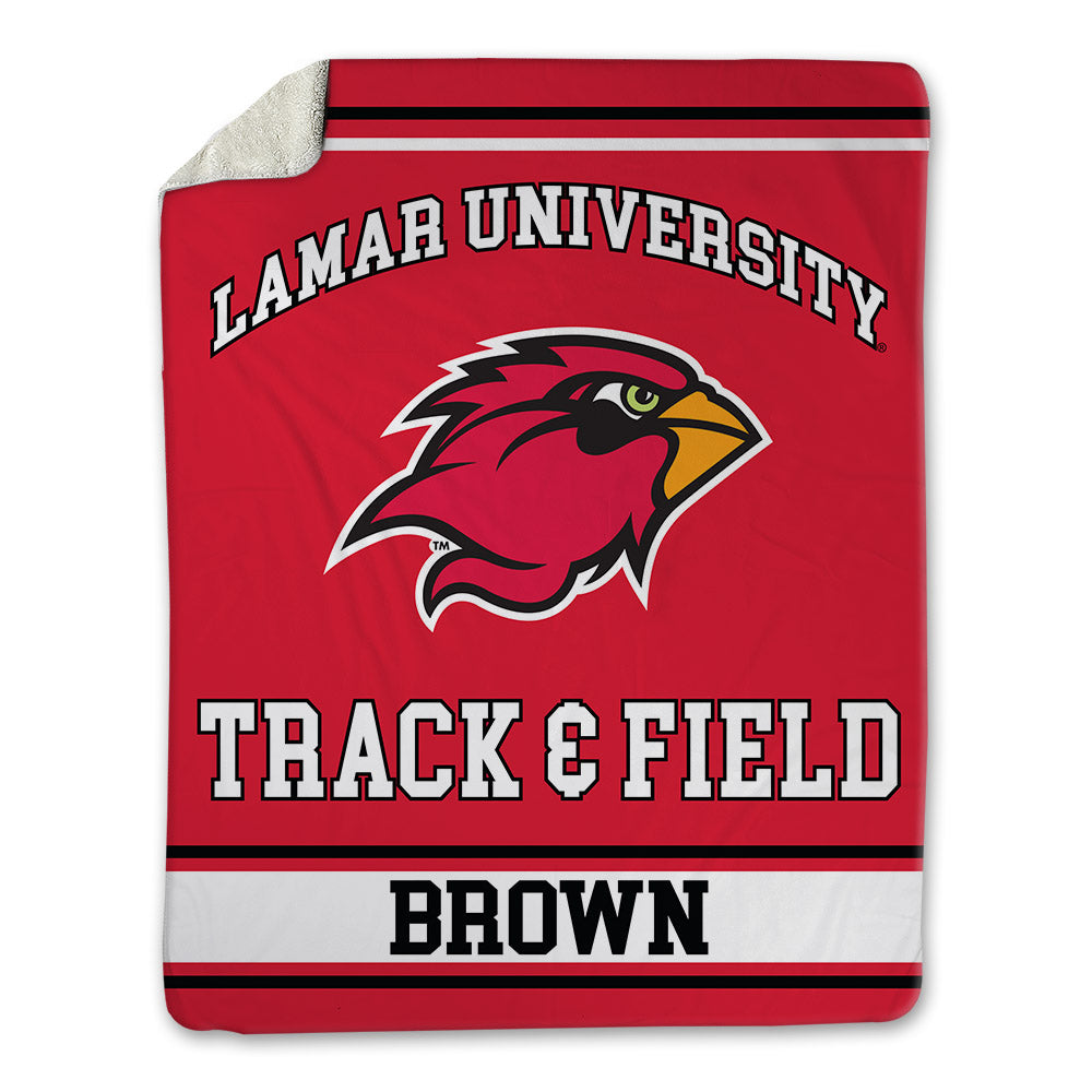 Lamar - NCAA Women's Track & Field : Camille Brown - Blanket-0