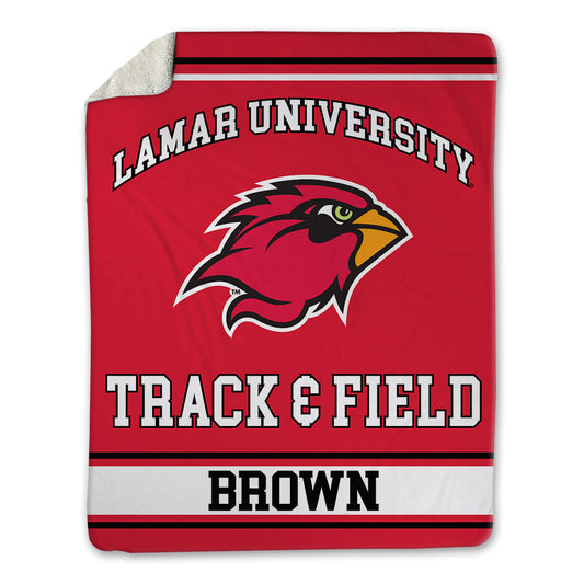 Lamar - NCAA Women's Track & Field : Camille Brown - Blanket-0