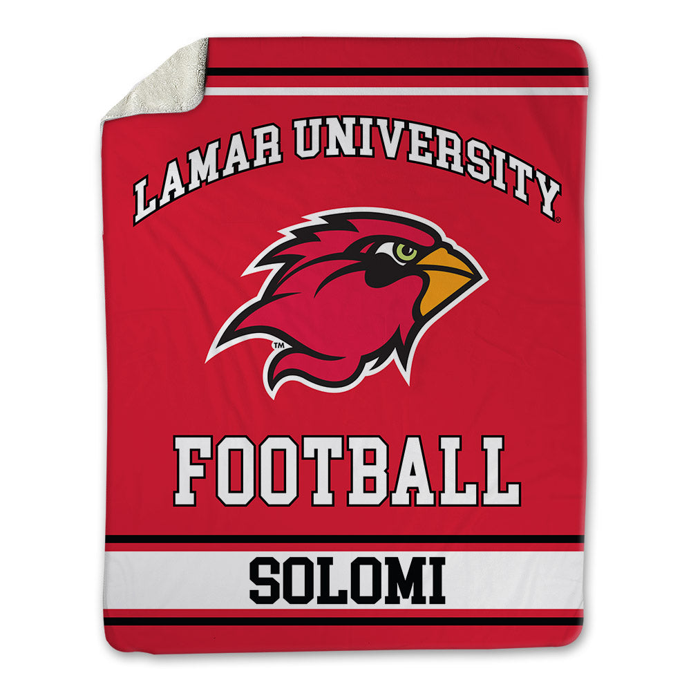 Lamar - NCAA Football : IyiolaOluwa Solomi - Blanket-0