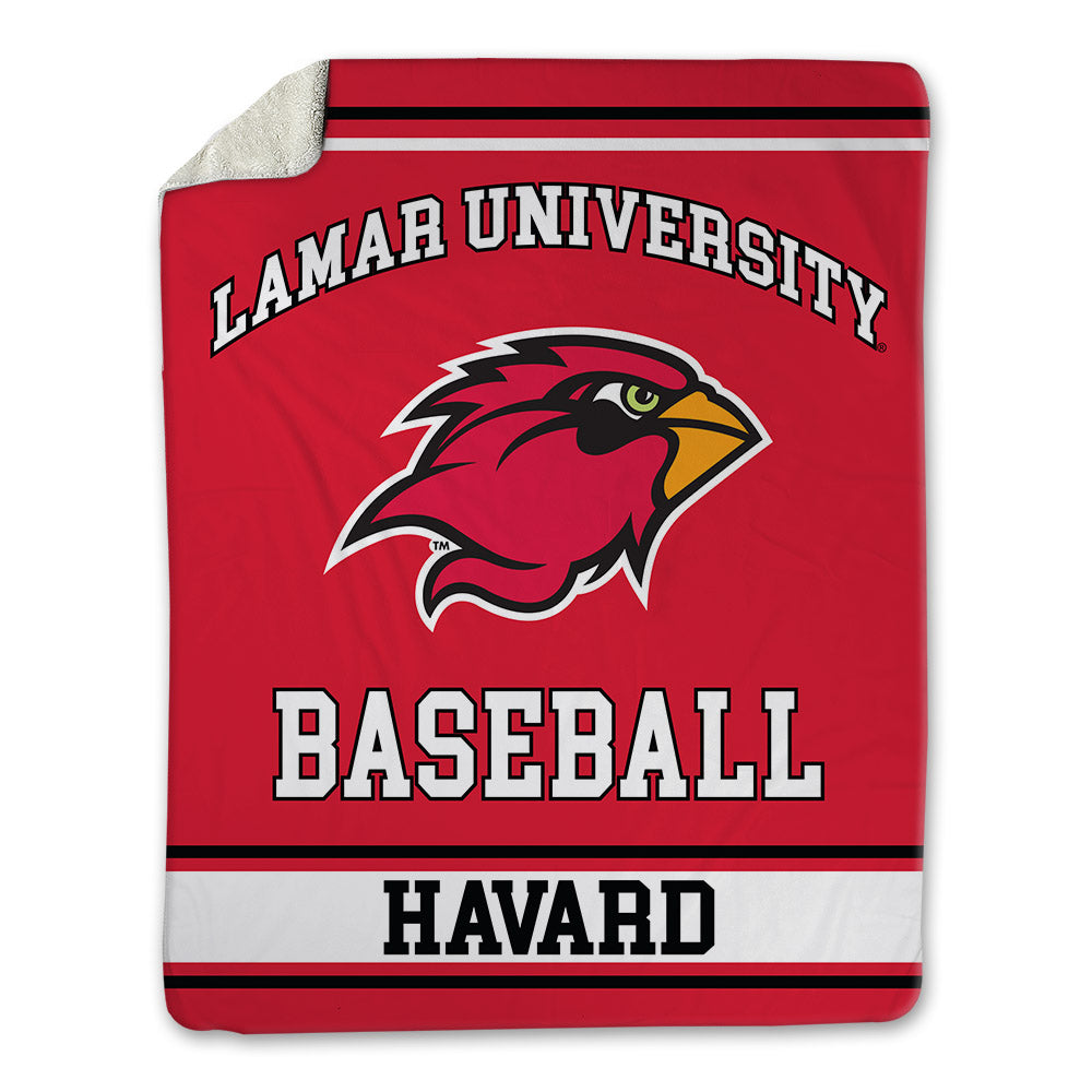 Lamar - NCAA Baseball : Peyton Havard - Blanket-0