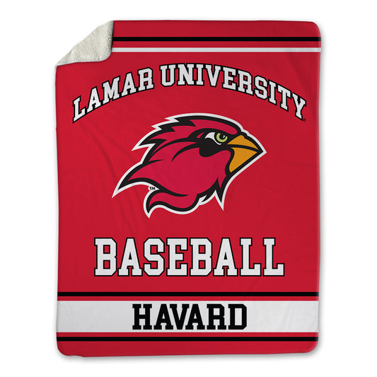 Lamar - NCAA Baseball : Peyton Havard - Blanket-0