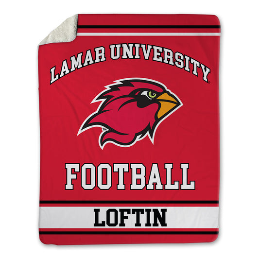 Lamar - NCAA Football : Bryce Loftin - Blanket-0