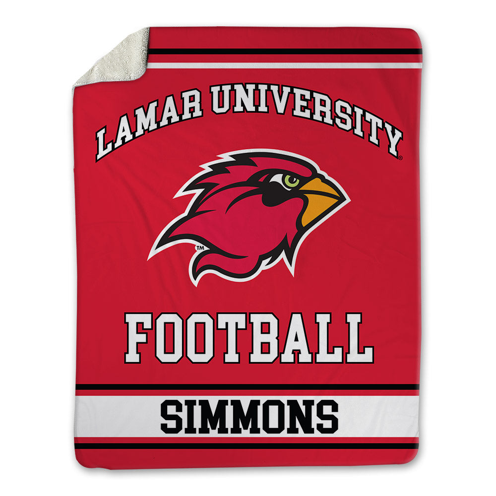 Lamar - NCAA Football : Brit Simmons - Blanket-0