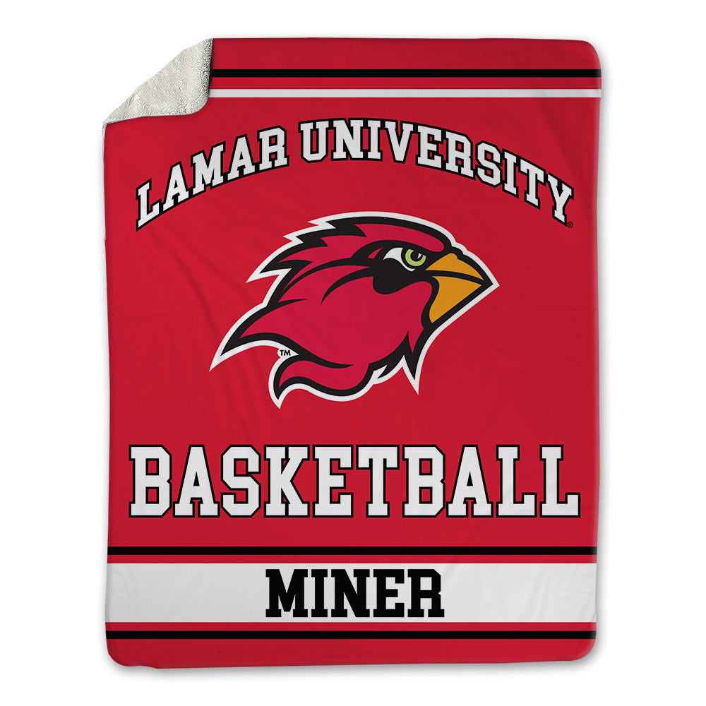 Lamar - NCAA Women's Basketball : T'Aaliyah Miner - Blanket-0