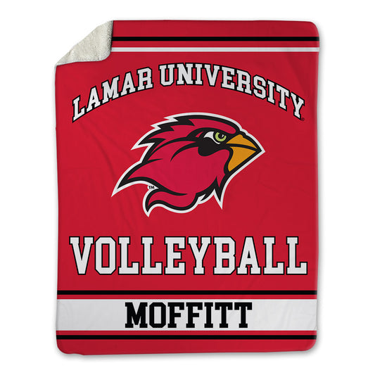 Lamar - NCAA Women's Volleyball : Jordan Moffitt - Blanket-0