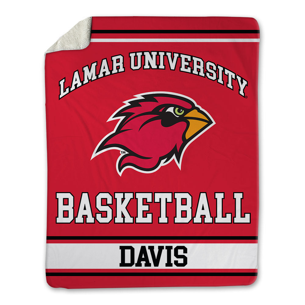 Lamar - NCAA Women's Basketball : Akasha Davis - Blanket-0