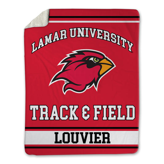 Lamar - NCAA Women's Track & Field : Morgan Louvier - Blanket-0