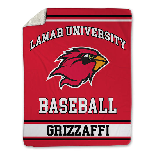 Lamar - NCAA Baseball : Bryce Grizzaffi - Blanket-0