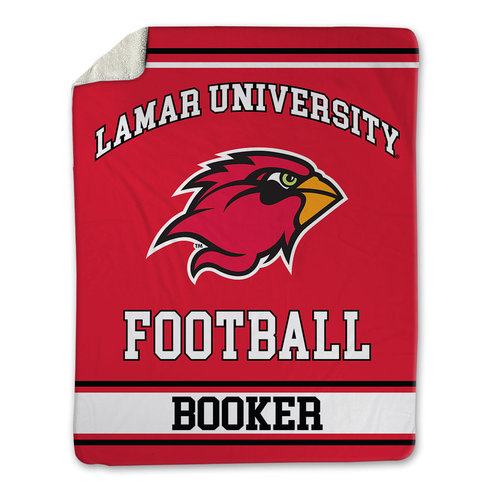 Lamar - NCAA Football : Christian Booker - Blanket-0