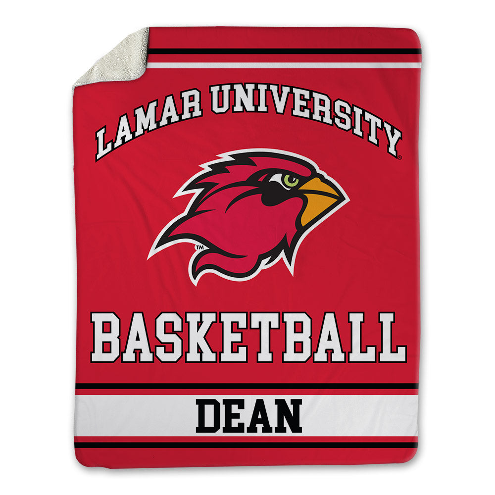 Lamar - NCAA Women's Basketball : Sabria Dean - Blanket-0