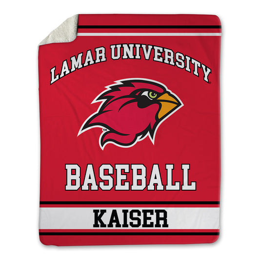 Lamar - NCAA Baseball : Connor Kaiser - Blanket-0