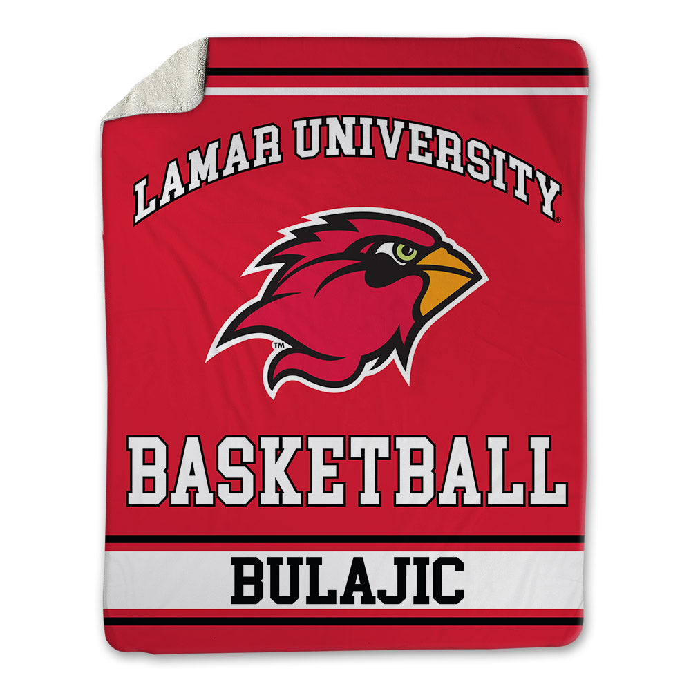 Lamar - NCAA Men's Basketball : Janko Bulajic - Blanket-0