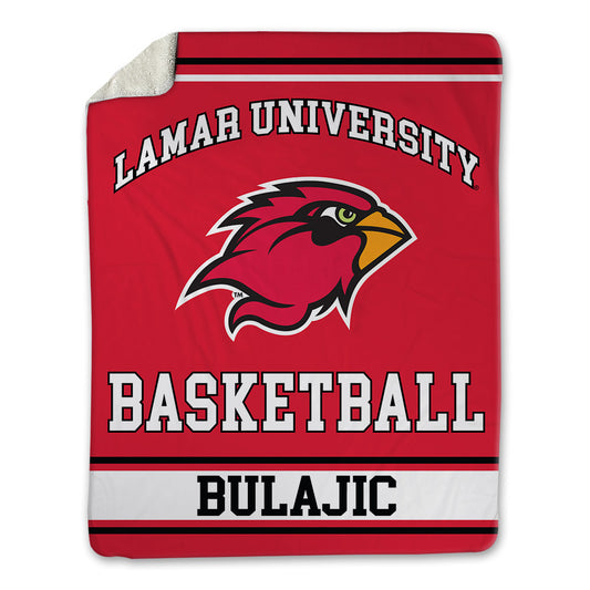 Lamar - NCAA Men's Basketball : Janko Bulajic - Blanket-0
