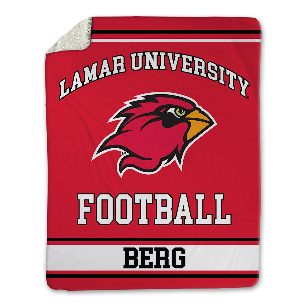 Lamar - NCAA Football : Tyric Berg - Blanket-0