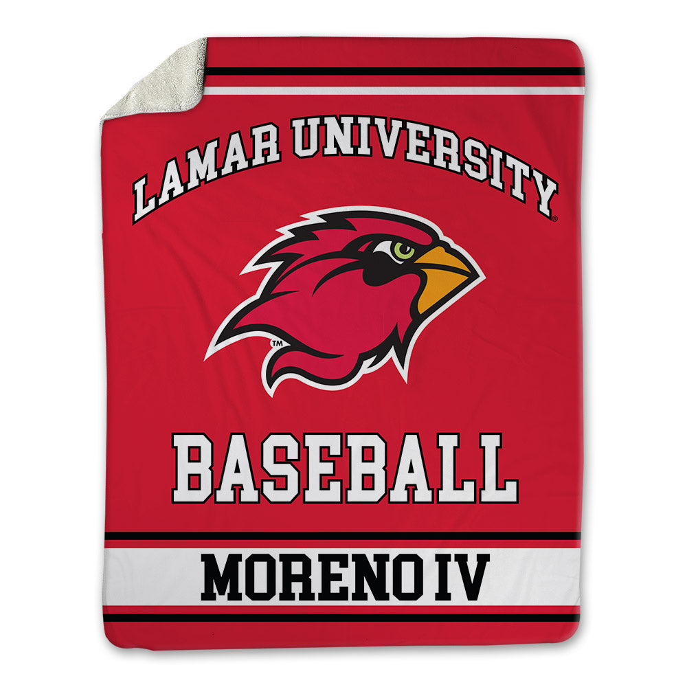 Lamar - NCAA Baseball : Heladio Moreno IV - Blanket-0