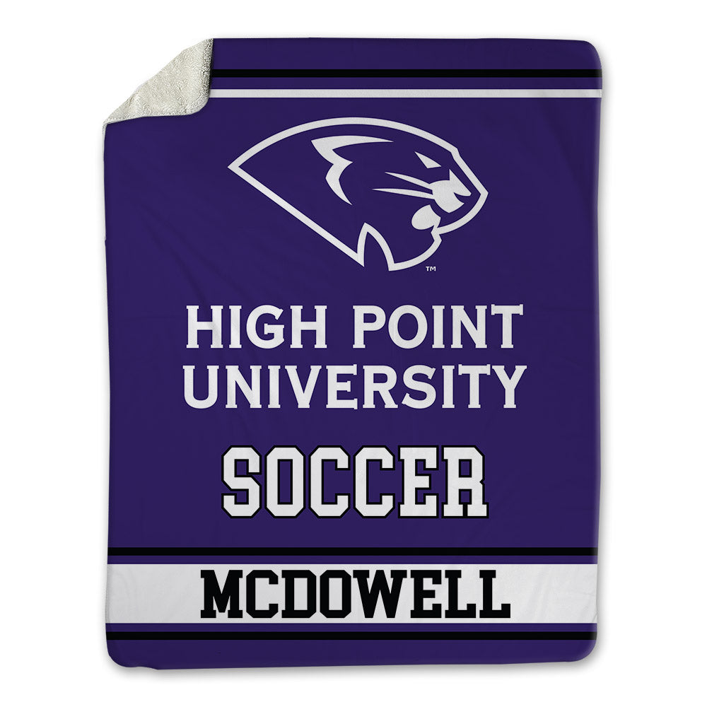High Point - NCAA Men's Soccer : Jacob McDowell - Blanket-0