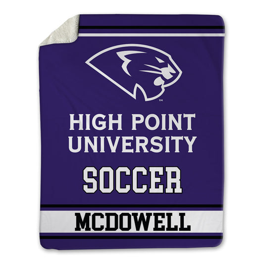High Point - NCAA Men's Soccer : Jacob McDowell - Blanket-0
