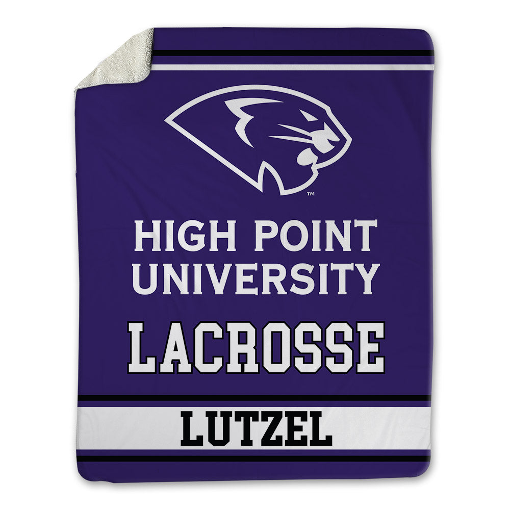 High Point - NCAA Men's Lacrosse : Matt Lutzel - Blanket-0