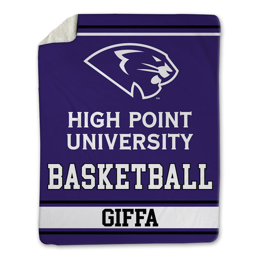 High Point - NCAA Men's Basketball : Kezza Giffa - Blanket-0