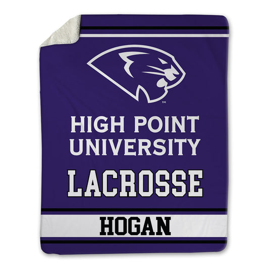 High Point - NCAA Men's Lacrosse : Campbell Hogan - Blanket-0