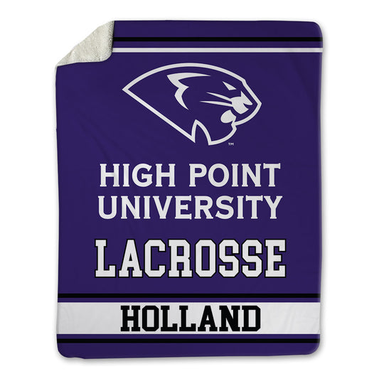 High Point - NCAA Men's Lacrosse : Heath Holland - Blanket-0