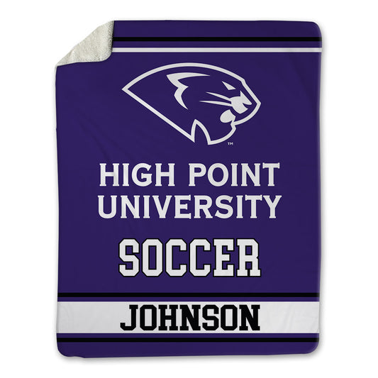 High Point - NCAA Men's Soccer : Koven Johnson - Blanket-0