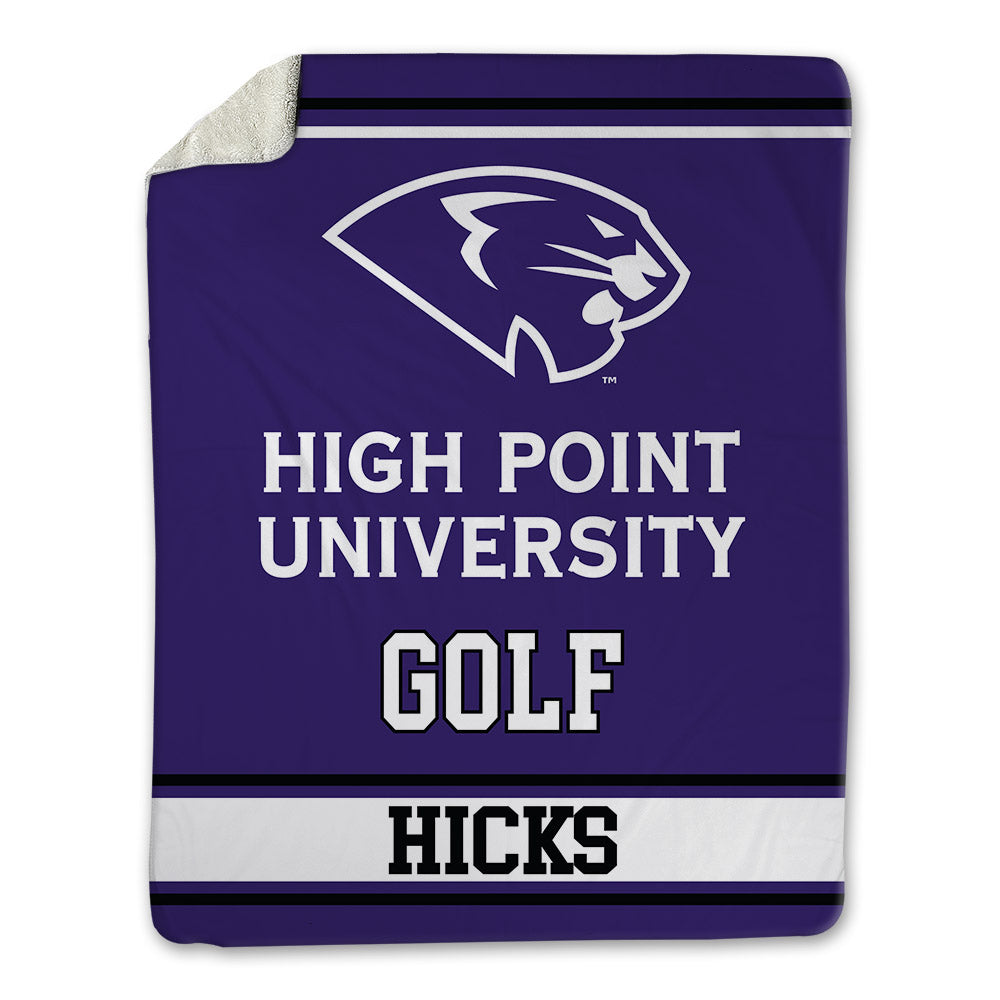 High Point - NCAA Men's Golf : Will Hicks - Blanket-0