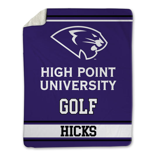 High Point - NCAA Men's Golf : Will Hicks - Blanket-0
