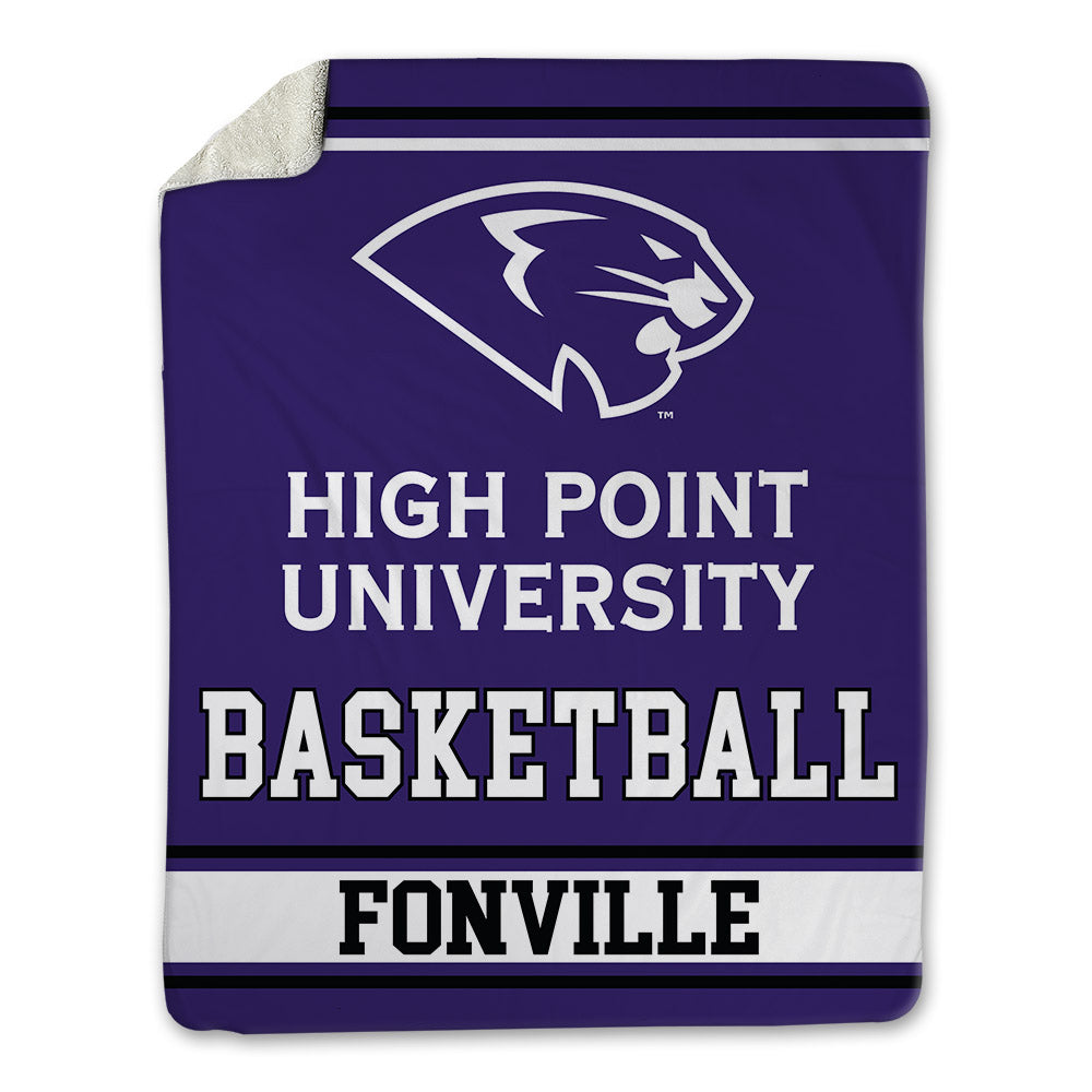 High Point - NCAA Men's Basketball : David Fonville - Blanket-0